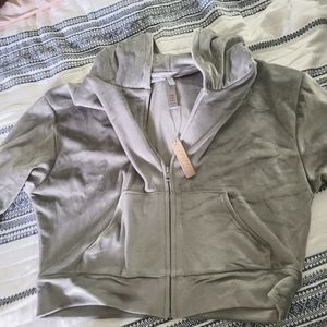 Skims velour hoodie NWT